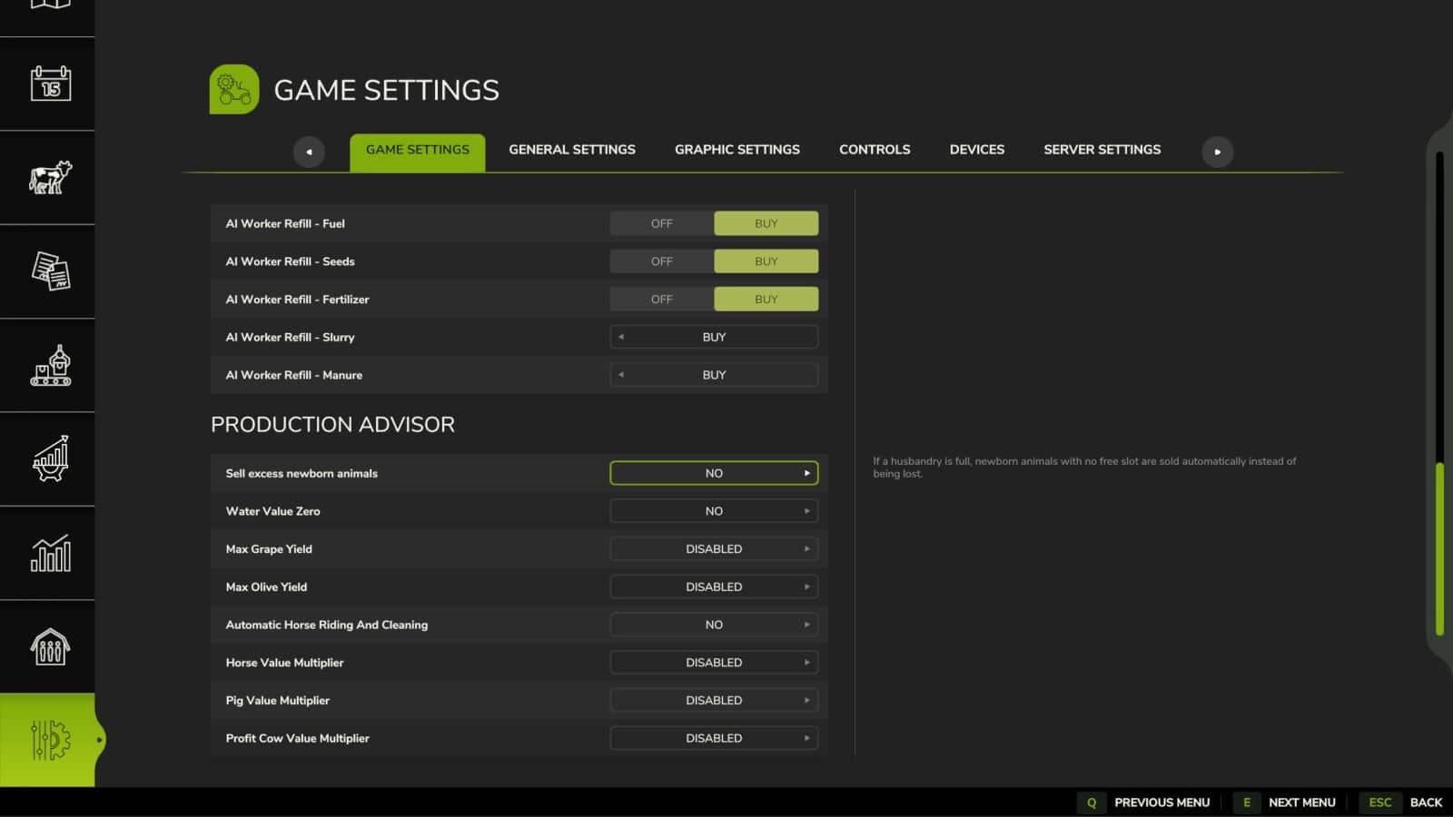 Production Advisor V1.0.0.1
