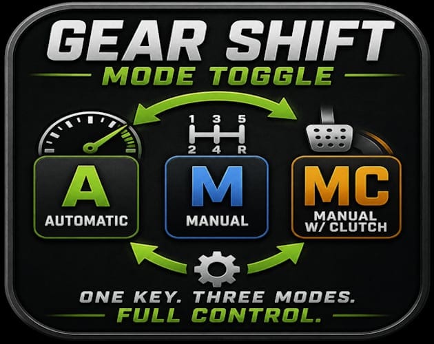 Toggle Gear Shift Modes V1.0
