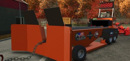 Tractor Pulling Sled Big Benz V1.0