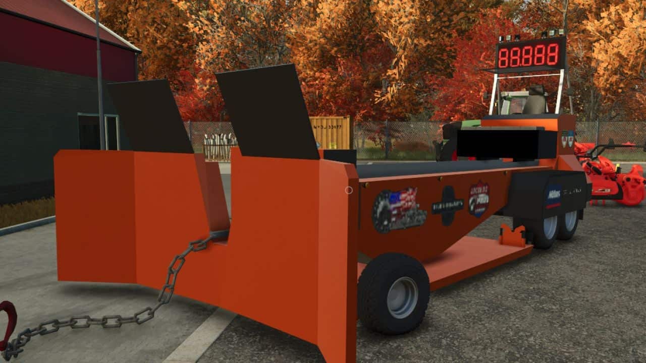 Tractor Pulling Sled Big Benz V1.0