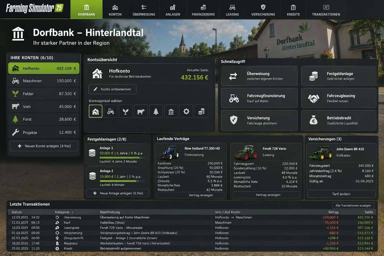 Village Bank v1.0