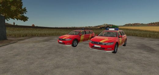Volkswagen Passat B8 2015 Hannover Fire Department KDOW and NEF V1.0.0.0