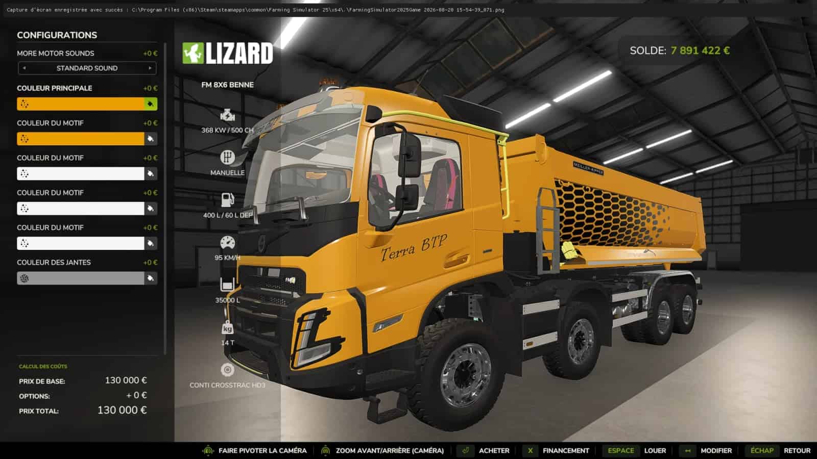Volvo fmx 8×6 V1.0