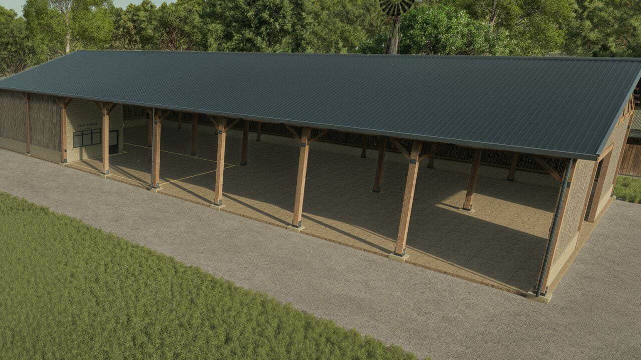 Wooden hangar with workshop V1.0.0.0