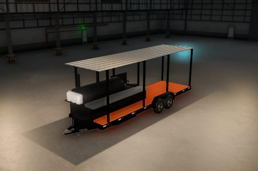 2026 TNF BBQ Pit Smoker Trailer V1.0.0.0
