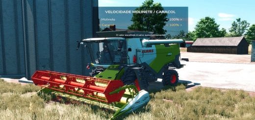 Adjust Reel and Auger Speed V1.0.0.0