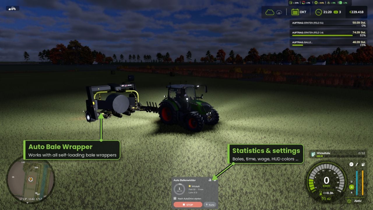 Auto Bale Wrapper V1.0.9.0