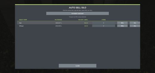 Auto Sell Silo V1.0.0.0