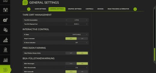 BGA fill level warning V1.1.0.0