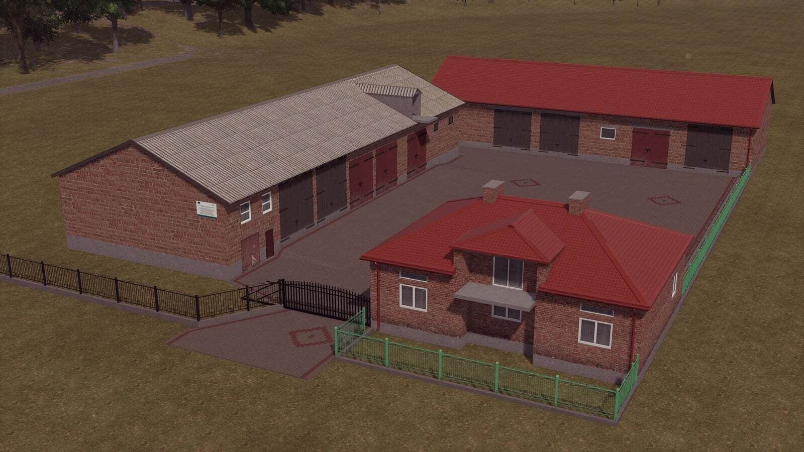 Building with a House V1.0.0.0 | FS25 Mod Download