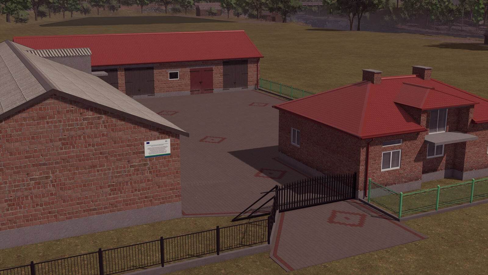 Building with a House V1.0.0.0 | FS25 Mod Download