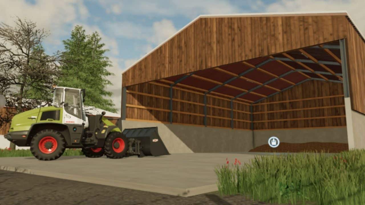 Covered wooden manure storage V1.0.0.0