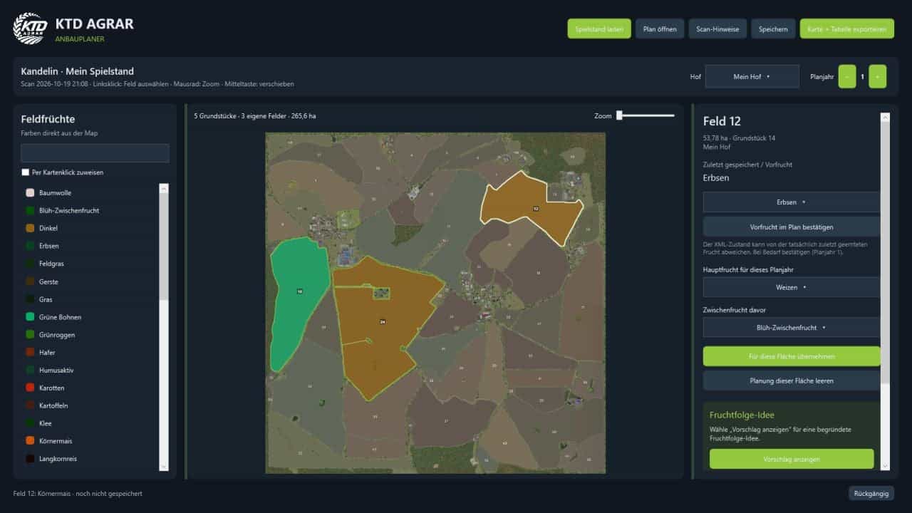 Crop planner program V1.4.0.0
