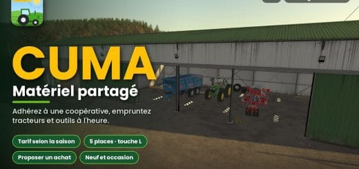 CUMA – Shared equipment V1.0.0.0