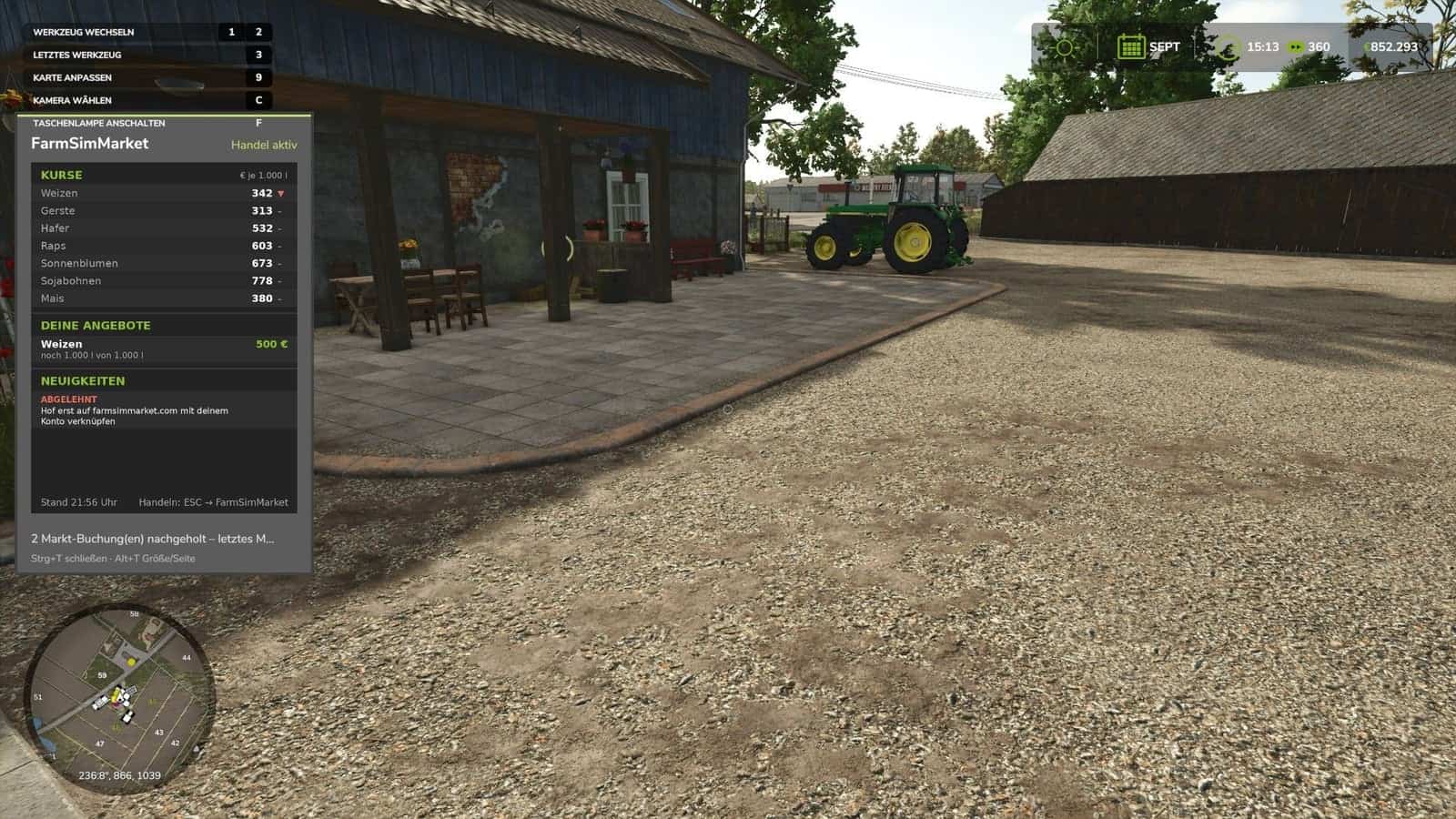 FarmSimMarket – Player Market & Rankings v1.0