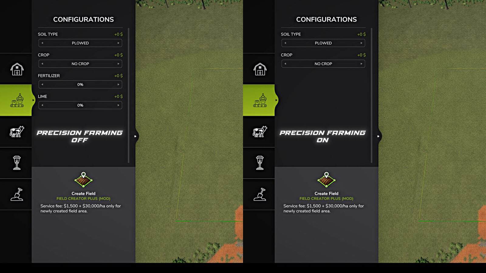 Field creation V1.1.0.0