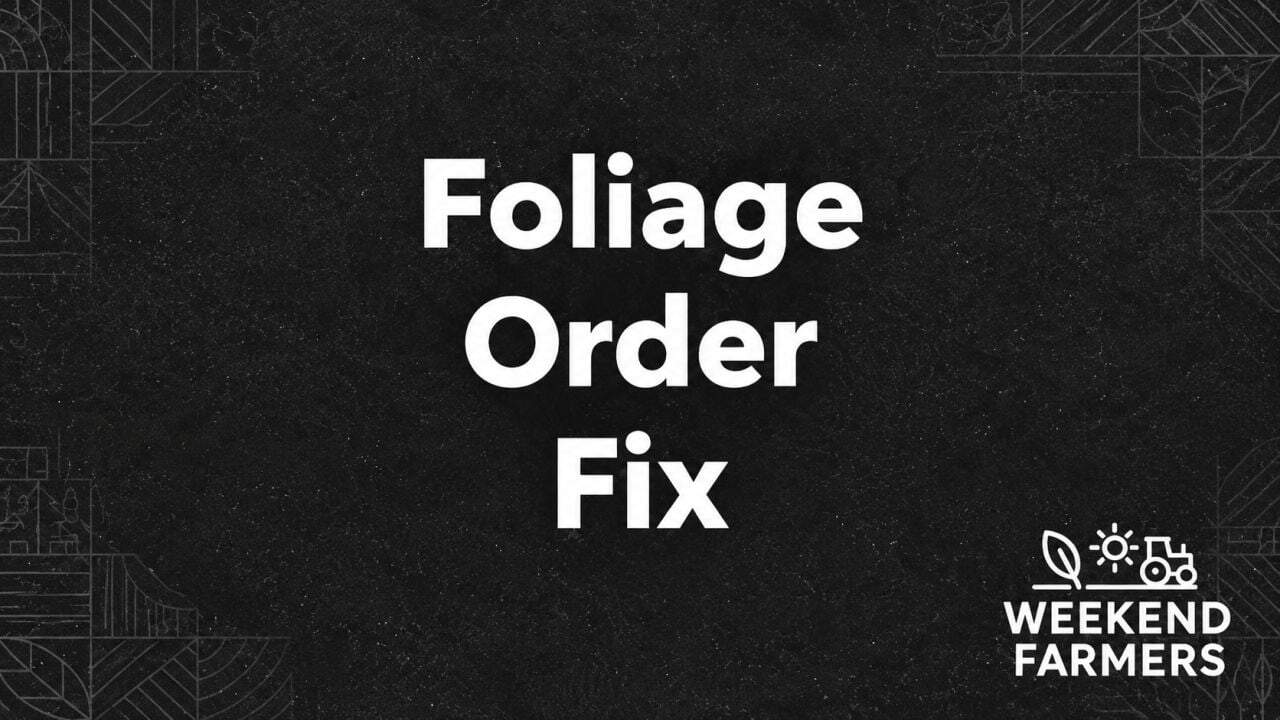 Foliage Order Fix V1.0.0.0