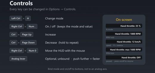 Hand Throttle V1.4.0.0