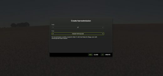 Harvestmission Creator V1.0.0.0