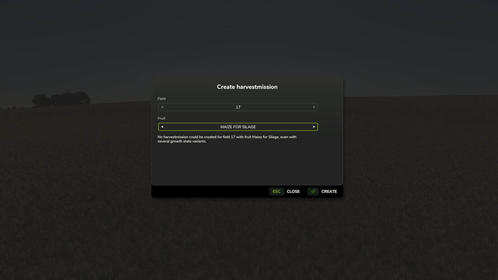 Harvestmission Creator V1.0.0.0