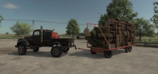 Homemade bale trailer V1.0