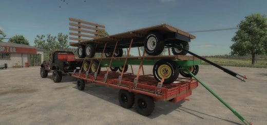 Homemade bale trailer V1.0