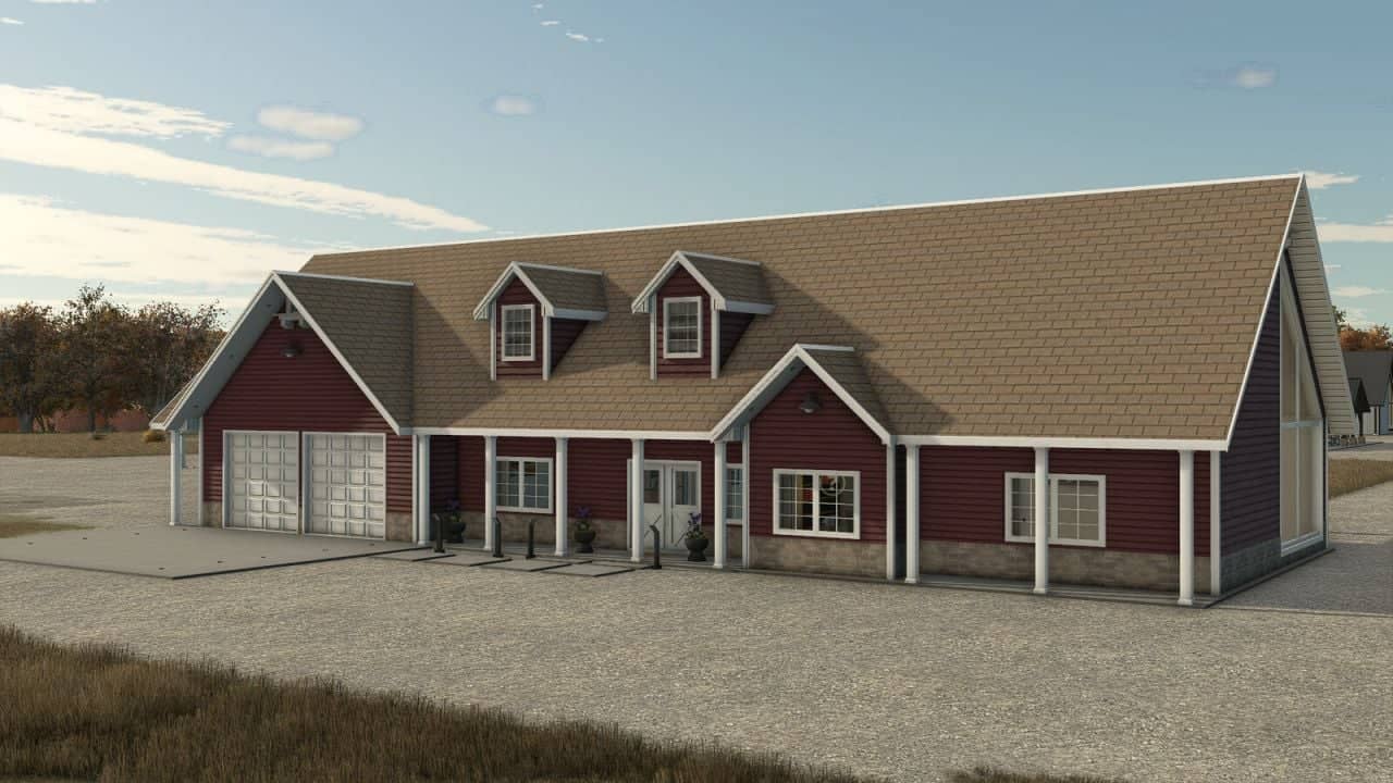 House With Two Car Garage V1.0.0.1