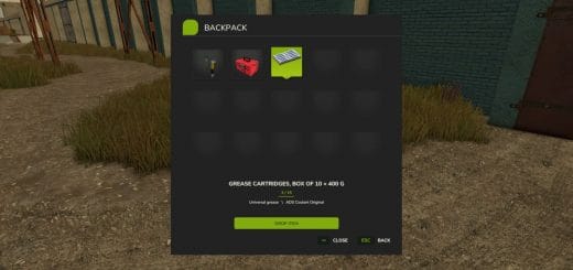 Inventory Backpack V1.0.0.1