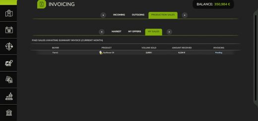 Invoices – Production Sales V1.0.0.0
