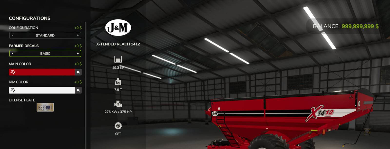 J&M X Series Grain Carts V1.0
