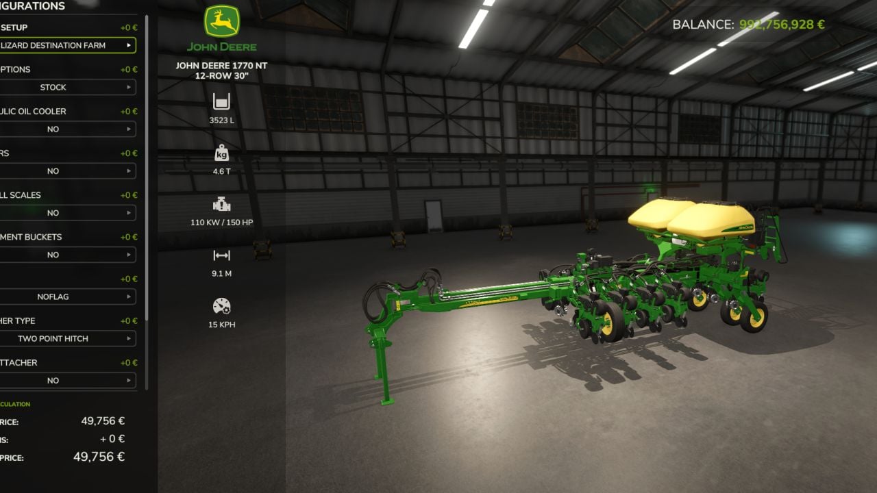John Deere 1770 NT RCR V1.0.0.0