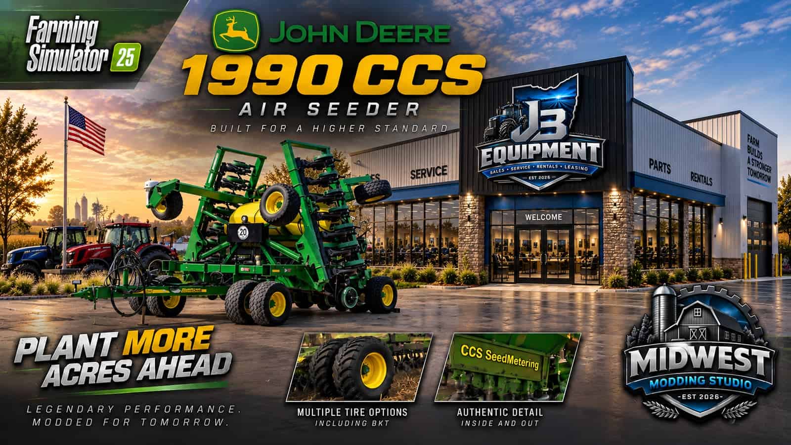 John Deere 1990 CCS Air Seeder V1.0