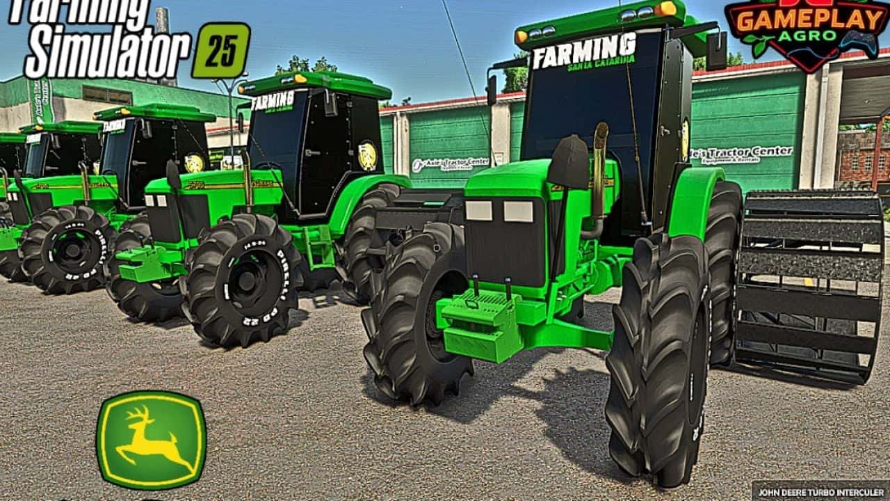 John Deere 5705 with cab (rice farming) V1.0.0.0 | FS25 Mod Download
