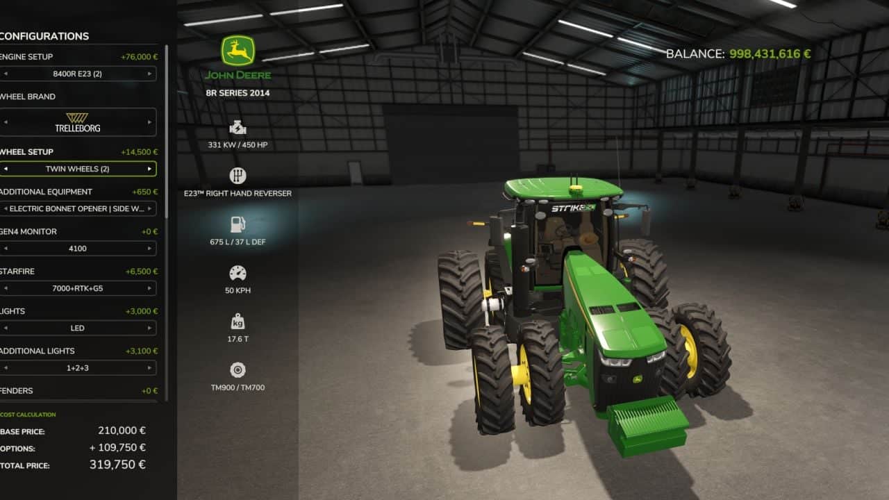 John Deere 8R Series 2014 V1.0.0.0