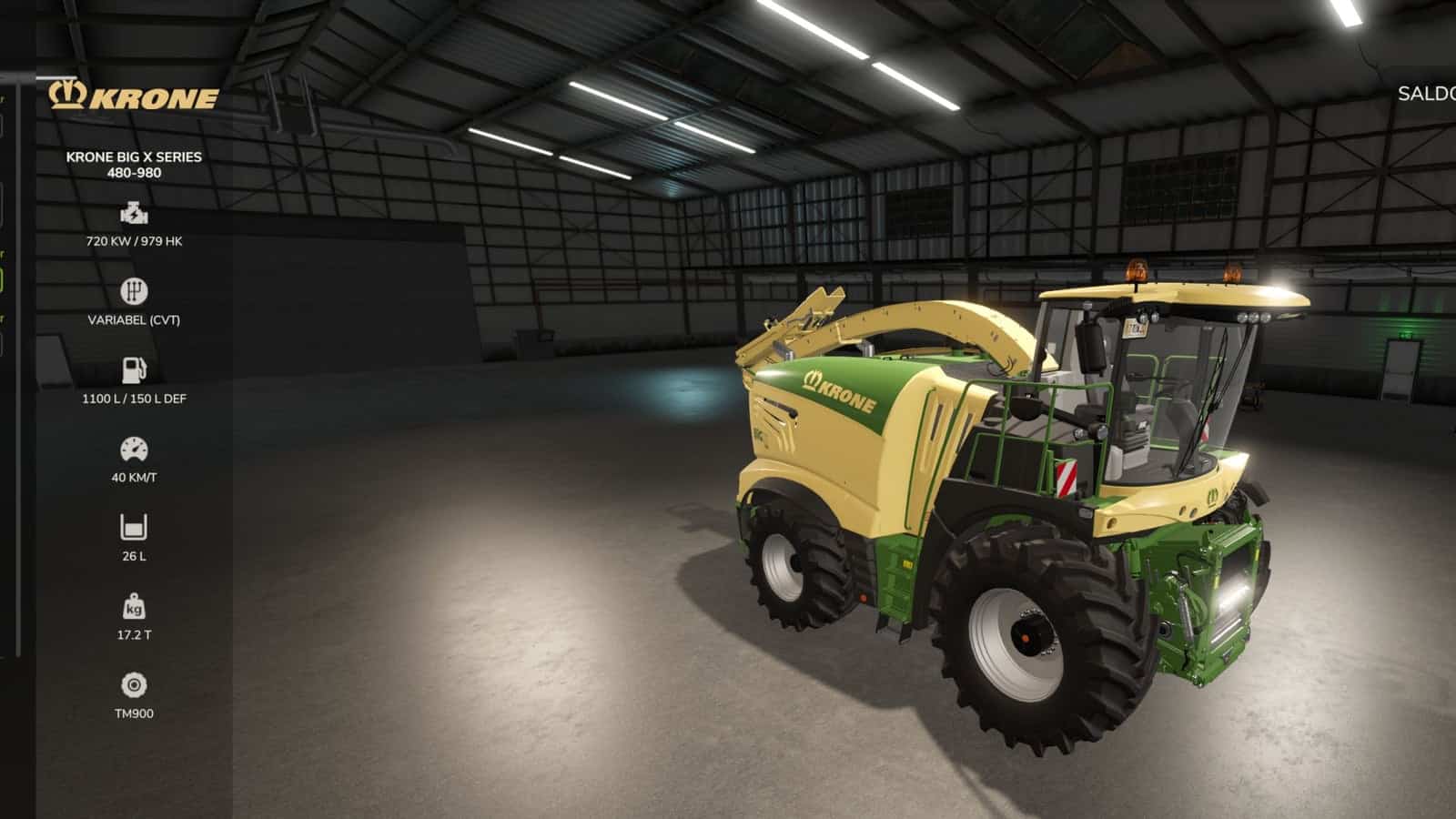 Krone BiG X Series 480-980 V2.0