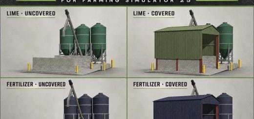 Lime & Fertilizer Silos v1.0