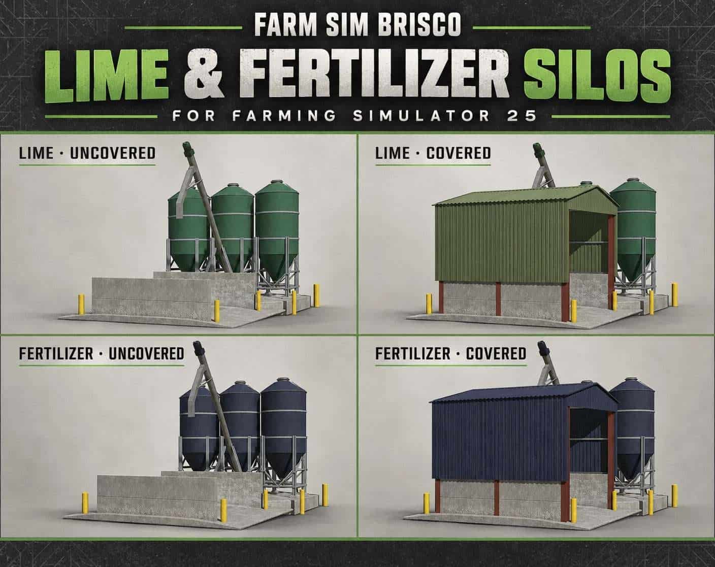 Lime & Fertilizer Silos v1.0