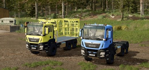 MAN TGS Fliegl Bale Platform V1.0.0.2