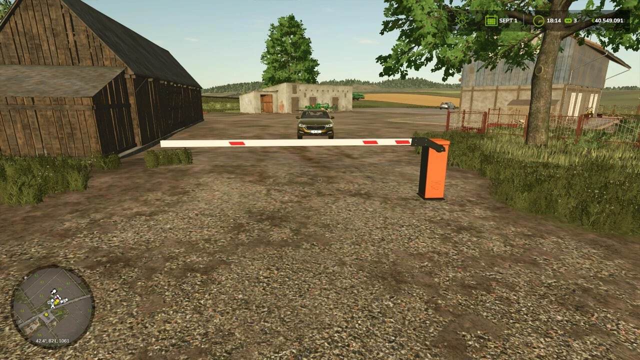 Manual barrier 4.5 meters v1.0