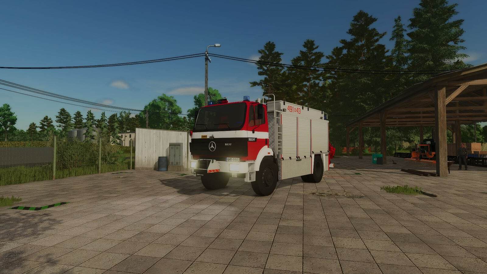 Mercedes Benz 1831 SCRt Saurus 491[N]43 JRG Mrągowo V1.0.0.0