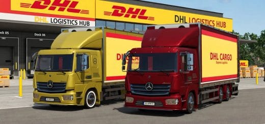 Mercedes Benz Atego 823 Box Truck Edited V2.0