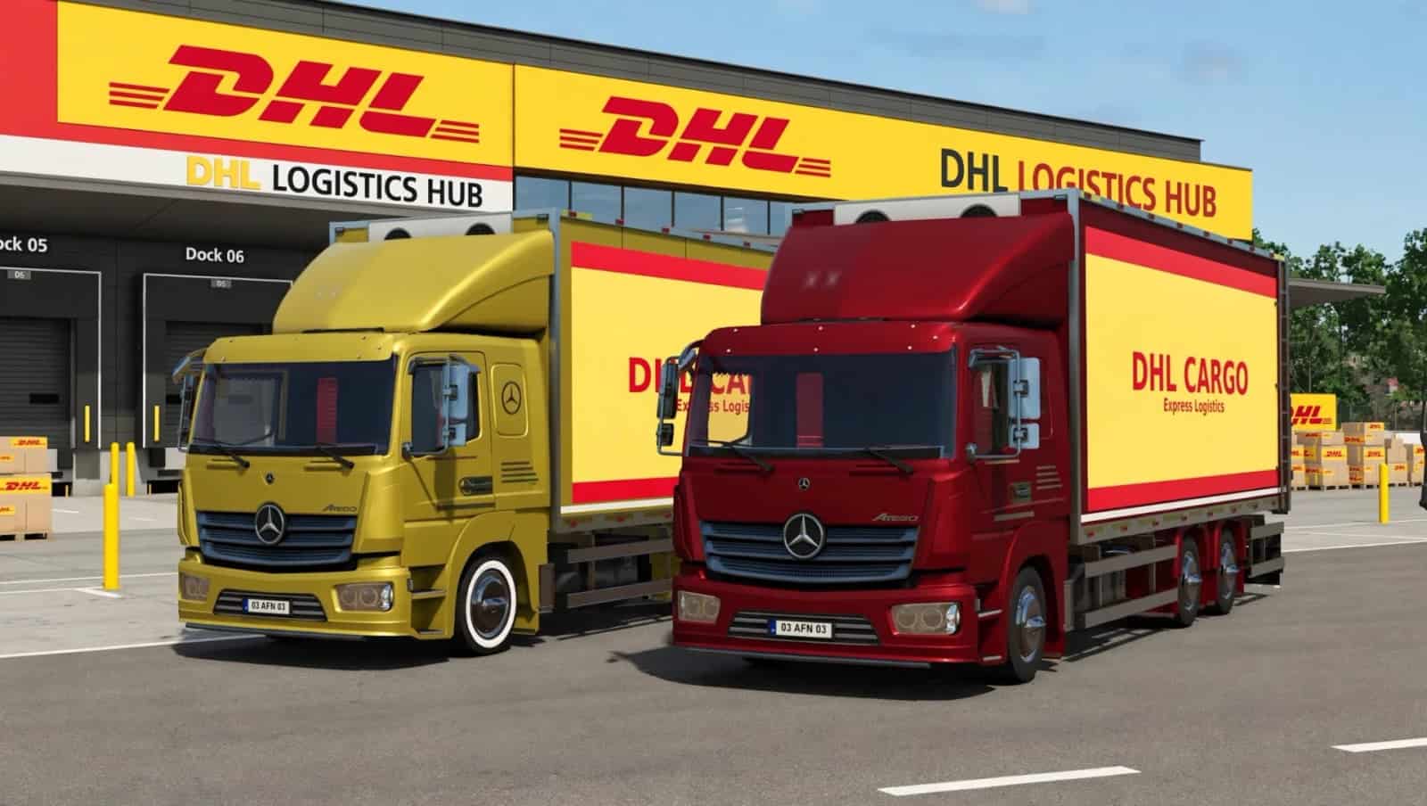Mercedes Benz Atego 823 Box Truck Edited V2.0