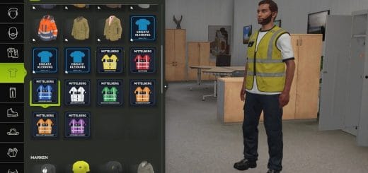 Mittelberg Fire Brigade Functional Vests Pack BETA