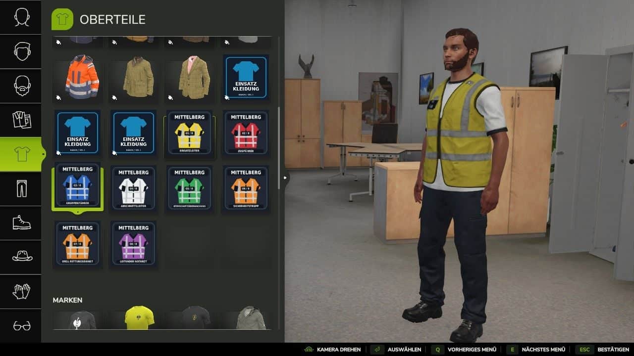 Mittelberg Fire Brigade Functional Vests Pack BETA