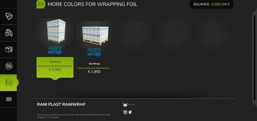 More Colors for Wrapping Film V1.0.0.0