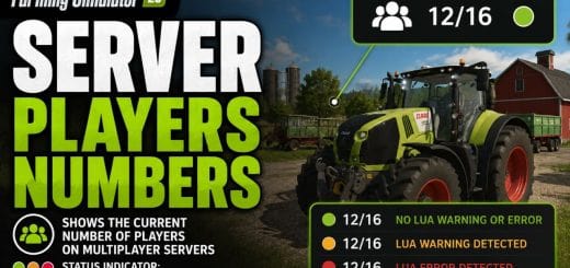 Number of players on servers V1.1.0.0