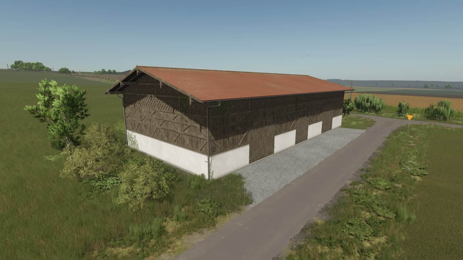 Old Wooden Bavarian Hall With Hayloft V1.0.0.0