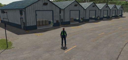 Package for storing bales and pallets – 2000 pallets V1.0.0.0