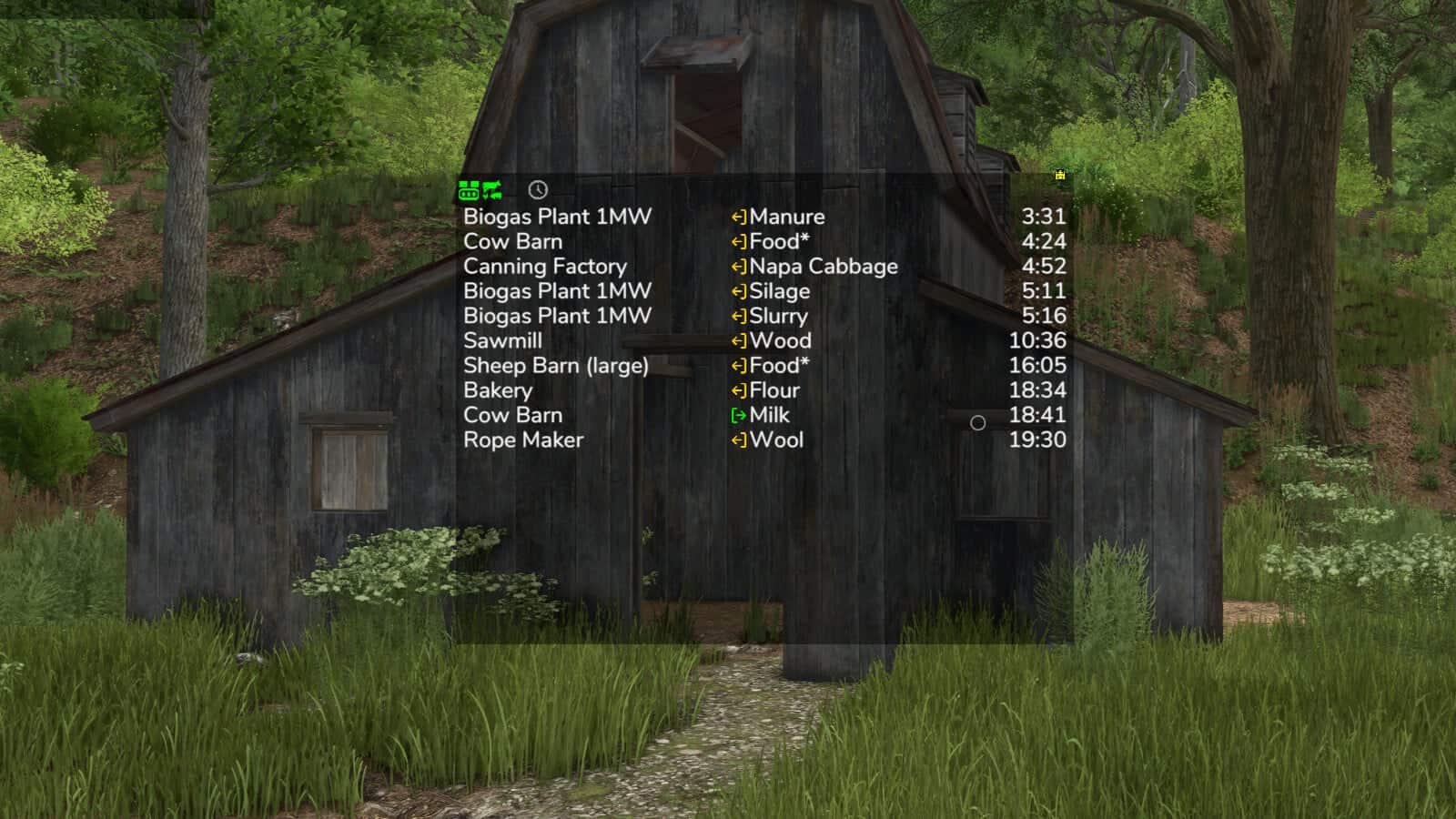 Production Info Hud V1.3.0.0