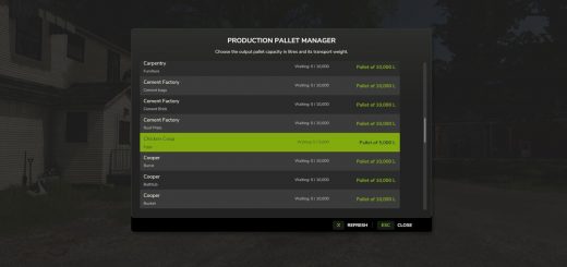 Production Pallet Manager V1.0.0.0